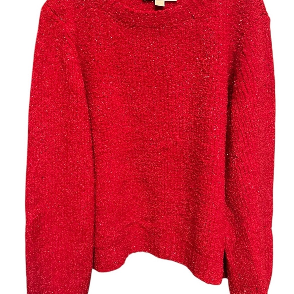 Michael Kors Vibrant Red Crew Neck Sweater